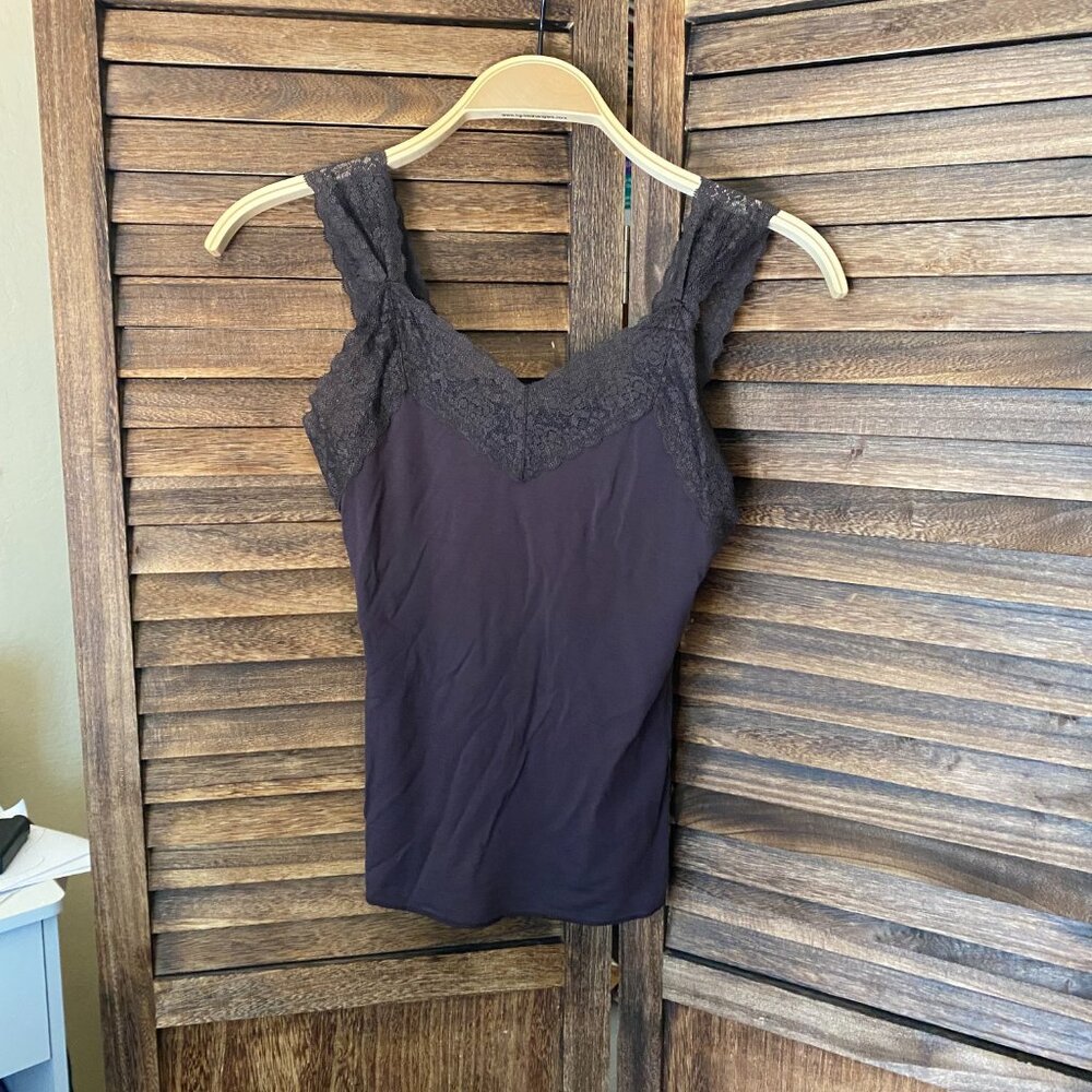 Wayi Lace Snug Camisole Brown